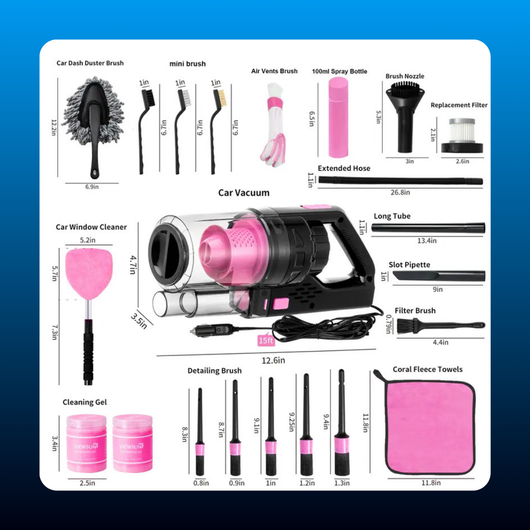 17pcs Car Cleaning Kit