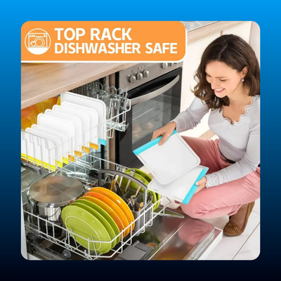 10 Pack Dishwasher Safe Reusable Bags Silicone