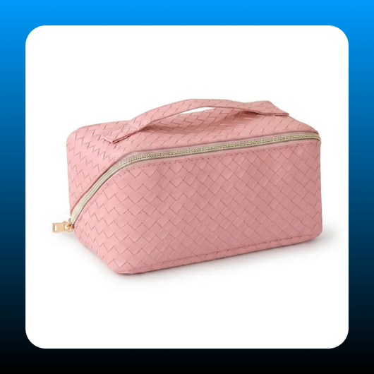 Toiletry & Makeup Bag with Brush Compartment