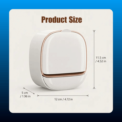 Wall-Mounted Soap Holder with Drain