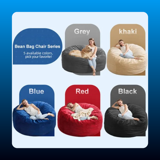 Giant Memory Foam Bean Bag Chair