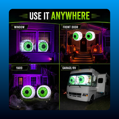 Light Up Inflatable Eyeballs (2 Pack)