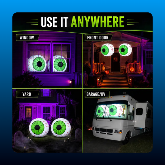 Light Up Inflatable Eyeballs (2 Pack)