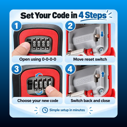 Waterproof Wall Mount Key Lock Box