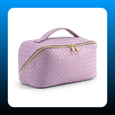 Toiletry & Makeup Bag with Brush Compartment