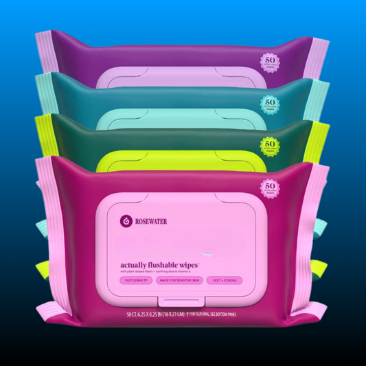 Extra Large Flushable Wipes (4 Pack)