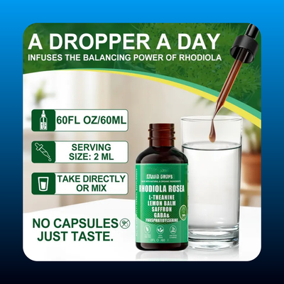 Organic 10 in 1 Rhodiola Rosea Liquid Drops