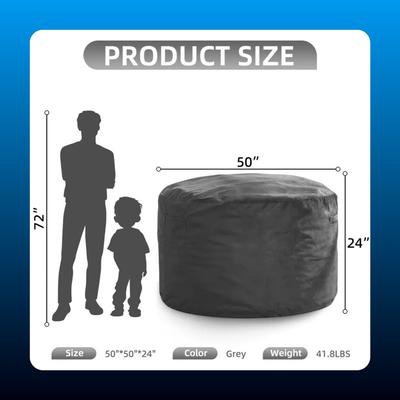 Giant Memory Foam Bean Bag Chair