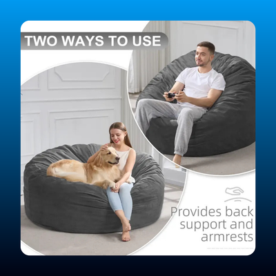 Giant Memory Foam Bean Bag Chair