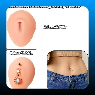 Silicone Piercing Practice Model Set