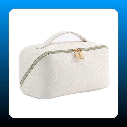 Toiletry & Makeup Bag with Brush Compartment