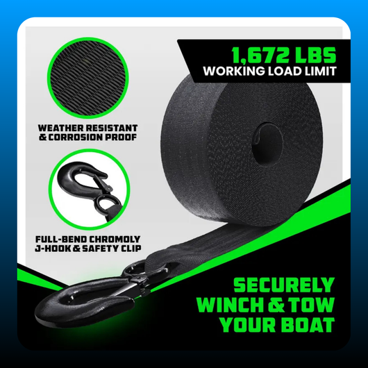 Boat Trailer Winch Strap