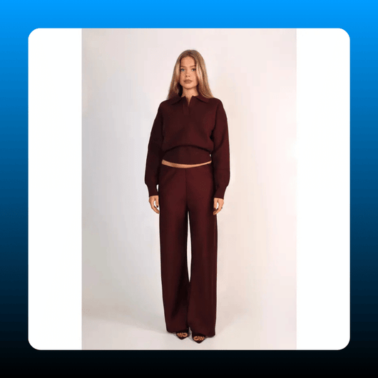 Satin Wide Leg Trousers