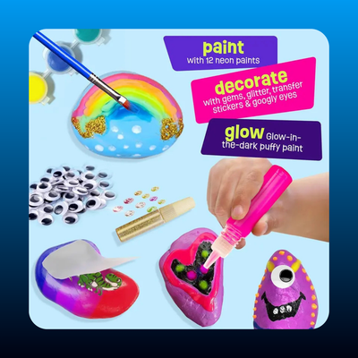Glow in the Dark Rock Painting Kit
