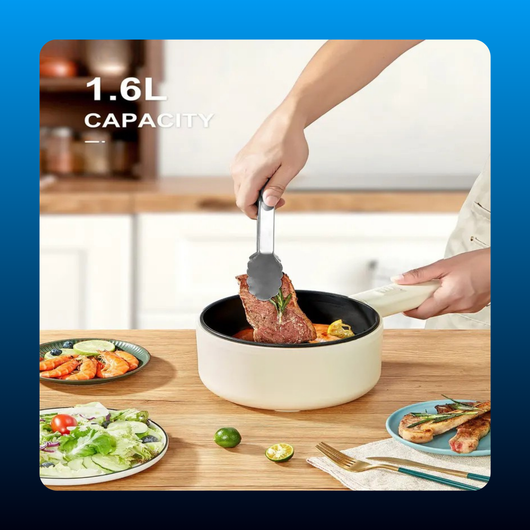 Multifunctional Electric Hot Pot with Steamer