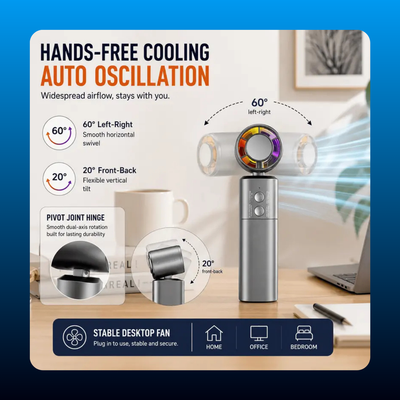3-in-1 Hand Warmer and Desk Fan