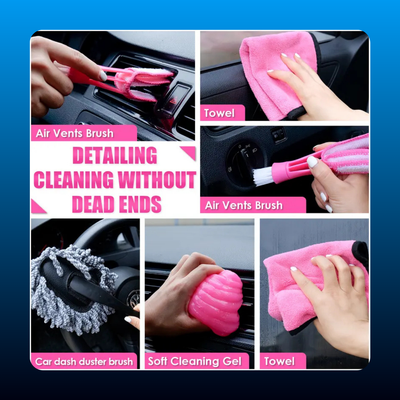 17pcs Car Cleaning Kit