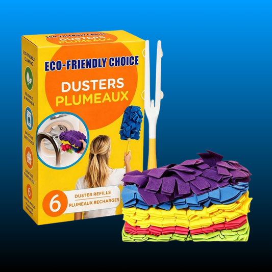 6PCS Electrostatic Duster Refills with Handle