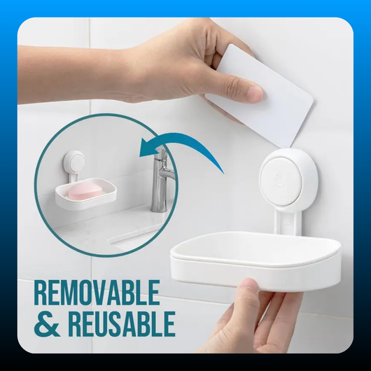 Easy to Install Soap & Dish Soap Holder