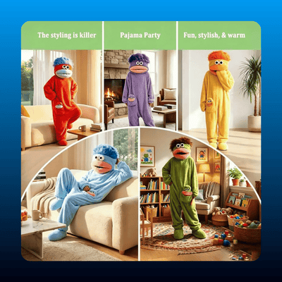 Wearable Blanket Hoodie Pajamas