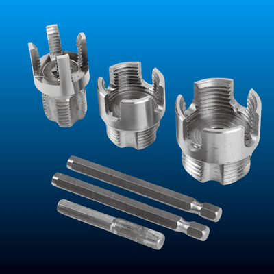 3-Piece Alloy Pipe Threading Tool Set