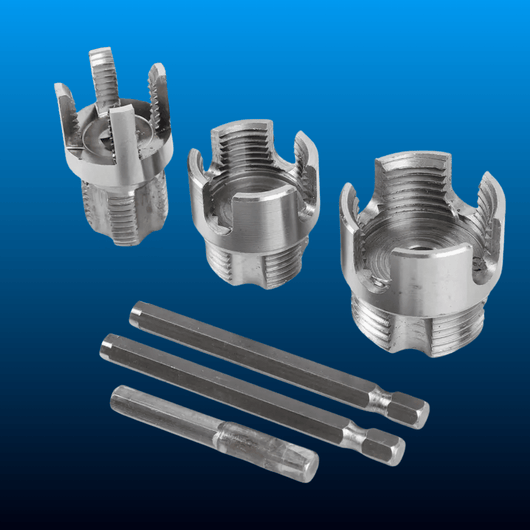 3-Piece Alloy Pipe Threading Tool Set