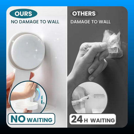 Easy to Install Soap & Dish Soap Holder