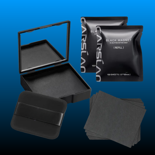 Black Magnet Oil Blotting Setting Sheet