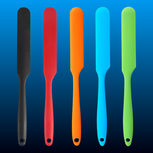 Stainless Steel Silicone Spatula Set (5 Pack)
