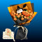 Crochet Pumpkin and Ghost Bouquet