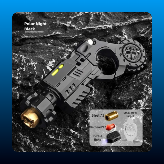 Shell-Ejecting Toy Pistol Set with Target