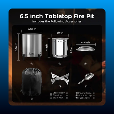 Smokeless Tabletop Fire Pit