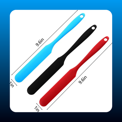 Stainless Steel Silicone Spatula Set (5 Pack)