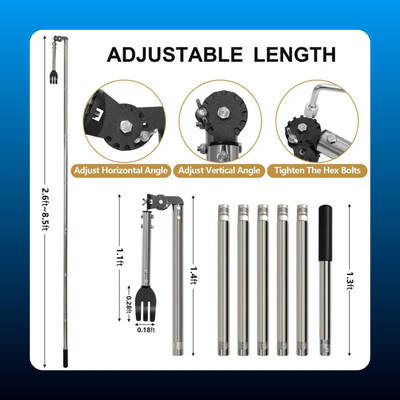 Extendable Gutter Cleaning Tool