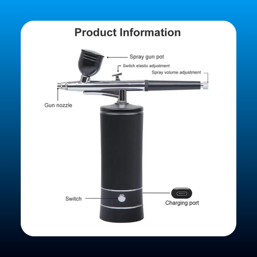 Rechargeable Handheld Airbrush Kit