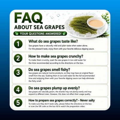 Dehydrated Sea Grapes 4 Packs