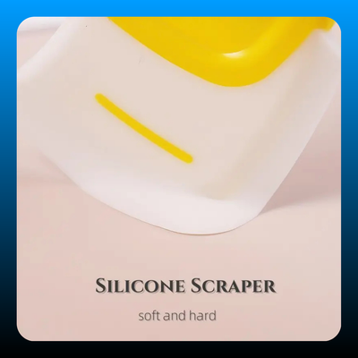 3 Counts Heat Resistant Silicone Scraper