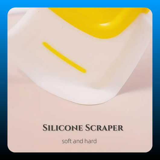 3 Counts Heat Resistant Silicone Scraper