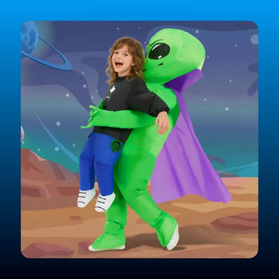 Inflatable Alien Carry Me Costume