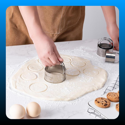 Biscuit Cutter Set with Handles (5 Pack)