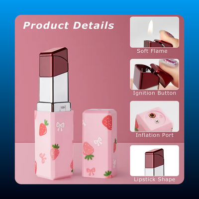 Refillable Lipstick-Style Pocket Lighter