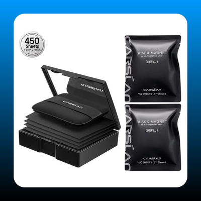Black Magnet Oil Blotting Setting Sheet