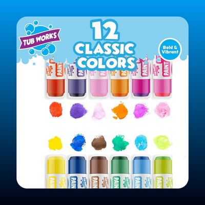 Bath Paint Sticks (12-Pack)