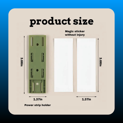 Adhesive Punch-Free Socket Holder
