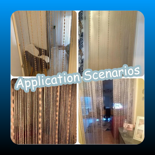 Thread Fringe Door String Curtain
