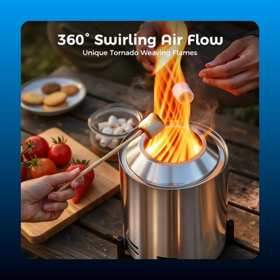 Smokeless Tabletop Fire Pit