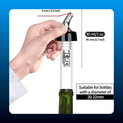 Modern Quick Shot Measured Bottle Pourers