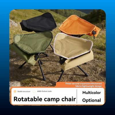 Lightweight Foldable Camping Chair with Breathable Panels