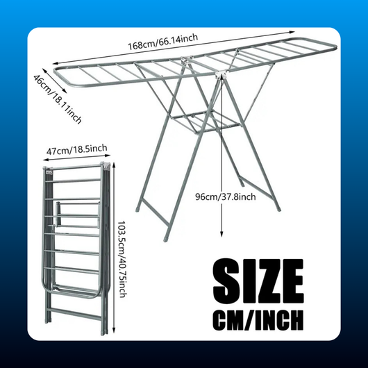 Foldable Clothes Drying Rack