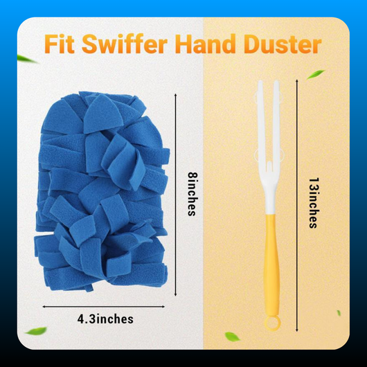 6PCS Electrostatic Duster Refills with Handle
